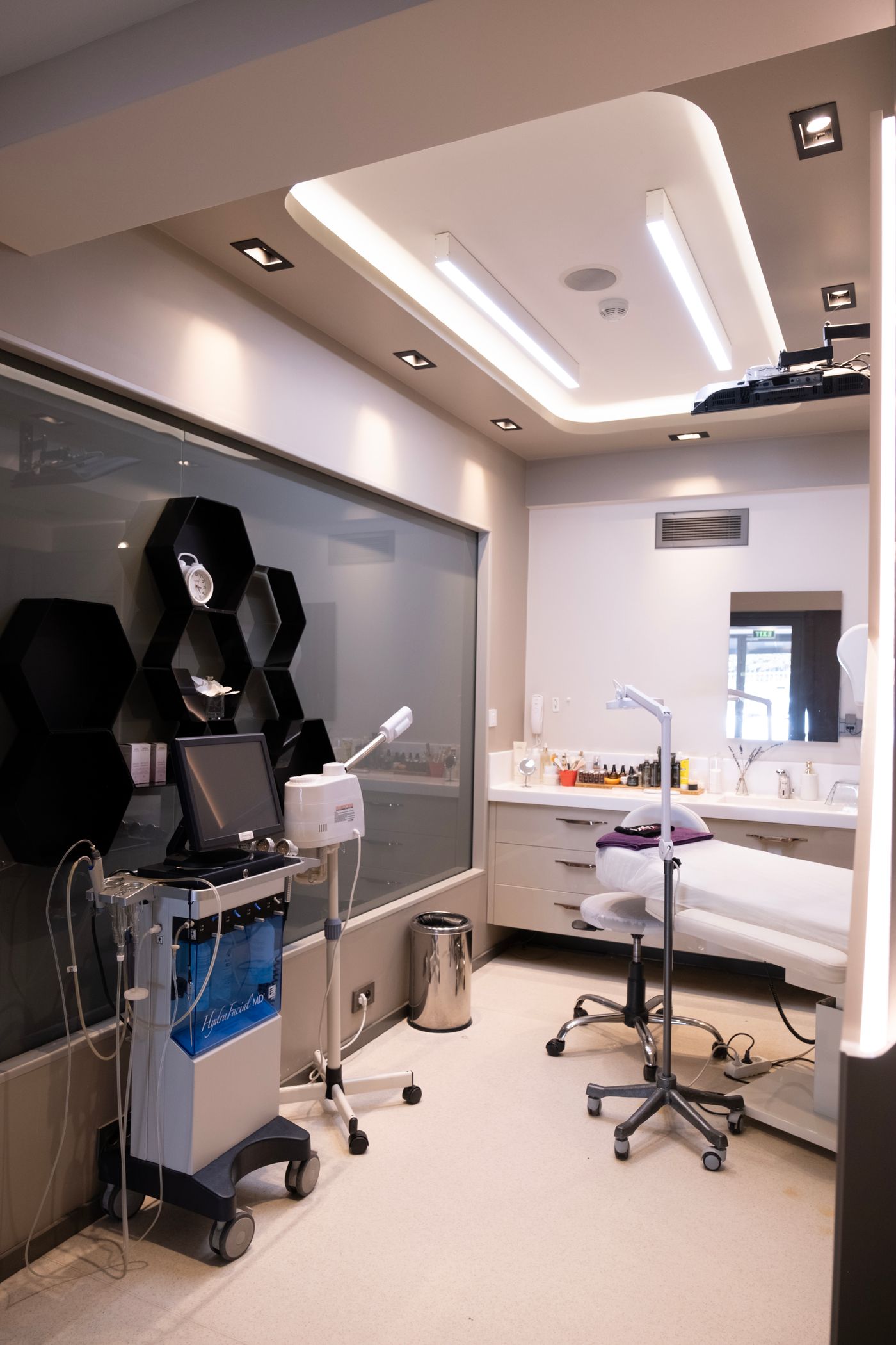 A bright, modern pediatric consultation room