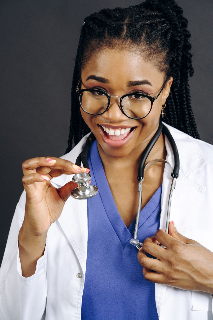 Fictional portrait of Dr. Priya Sharma, pediatric nutrition